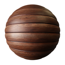 High-resolution 2K PBR wood texture with realistic log surface and displacement mapping for 3D modeling in Blender.