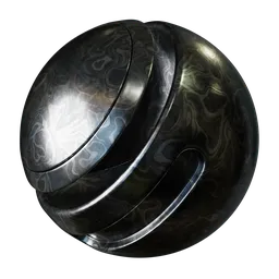 Polished Damascus Steel