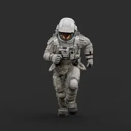 Astronaut Running Pose