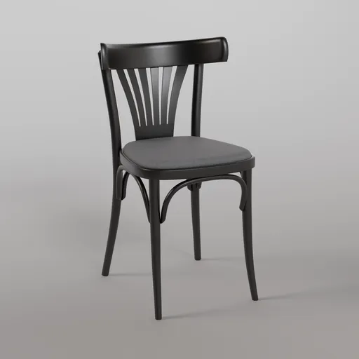 56 Chair B123 - Black Grain