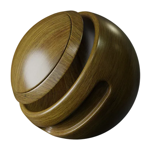 Simple dark wood