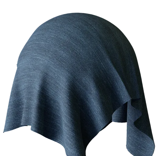 Blue fabric
