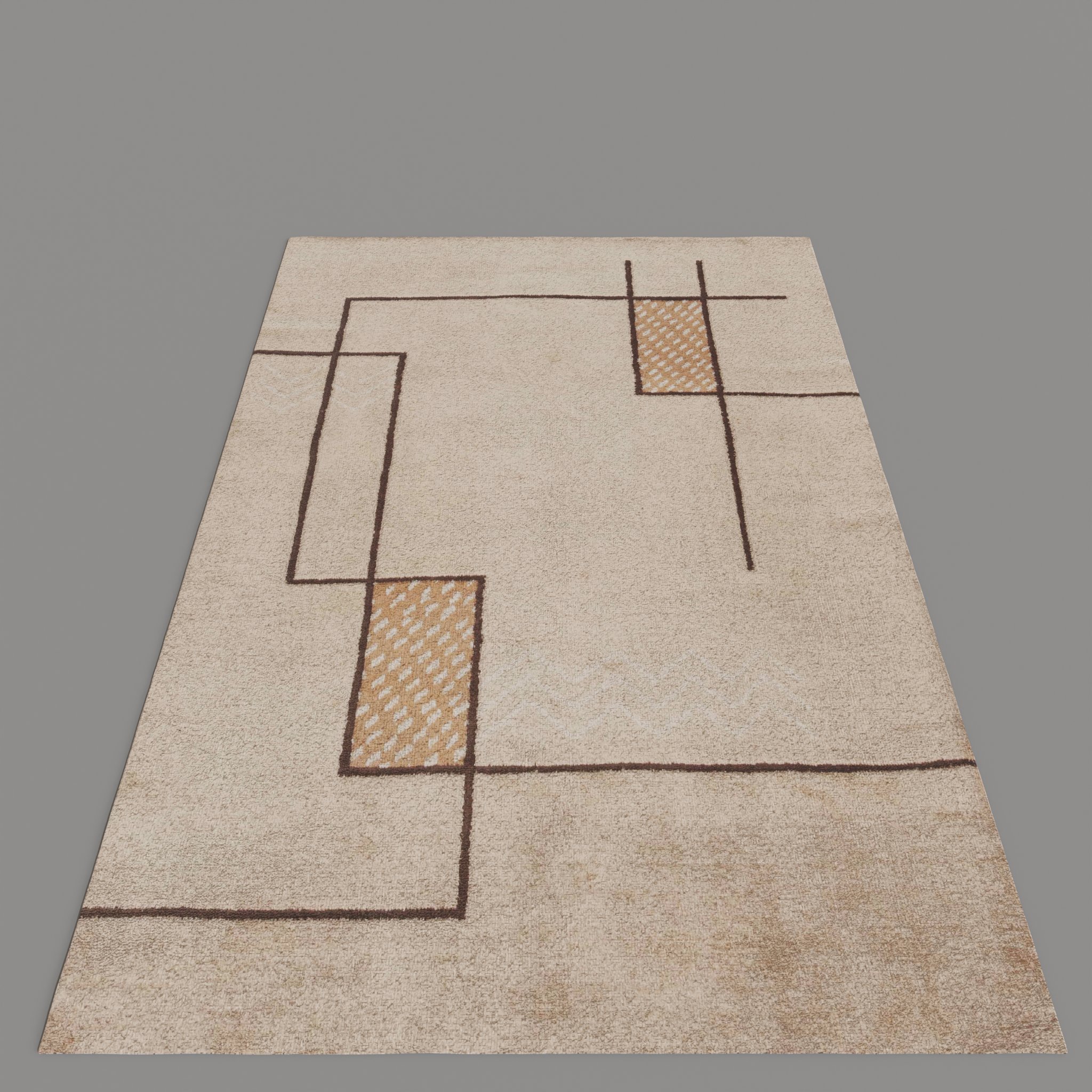 Carpet geometric pattern | FREE 3D Carpet models | BlenderKit