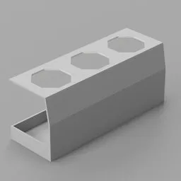 Low Poly Food Trailer Condiment Holder