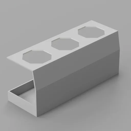Low Poly Food Trailer Condiment Holder