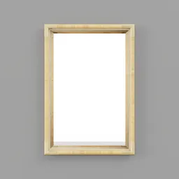 Metal Rectangle Wall Mirror