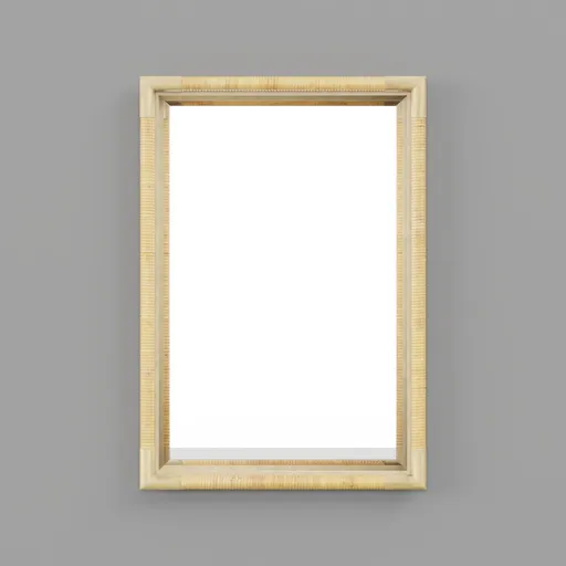 Metal Rectangle Wall Mirror