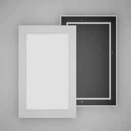 Rustic Rectangle Wood Mirror