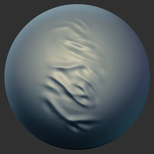ER_Fabric Brush Random Soft Folds