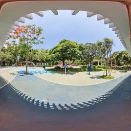 The iron frame rests during the day 16k