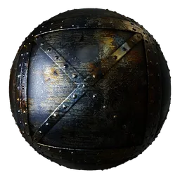 Metal Dark Riveted