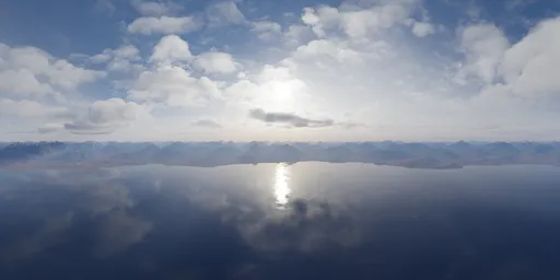 Aerial Landscape Cloudy Sky Day