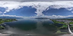 Highsky cloud sunshine lake