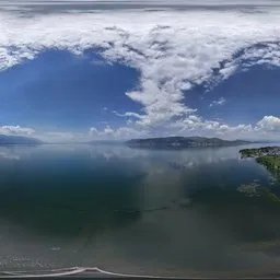 Highsky cloud sunshine lake