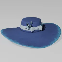 Butterfly Hat (Blue)