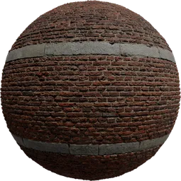 High-resolution PBR Sandstone Brick texture for 3D modeling and rendering, created by Rob Tuytel.