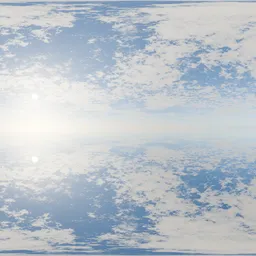 Infinite Cloudy Sky HDRi