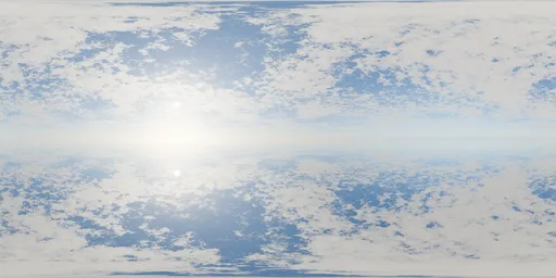 Infinite Cloudy Sky HDRi