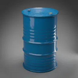 Large Steel Barrel