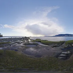 Rocky Shore on Ocean Coast