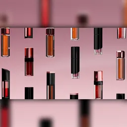 Liquid lipsticks parallel rotating
