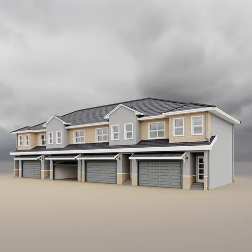 Block of 4 Terrace Houses....External