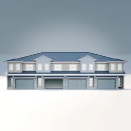 Block of 4 Terrace Houses....External