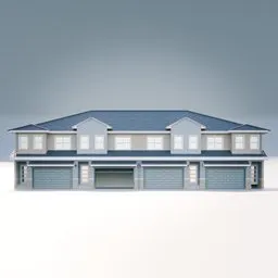 Block of 4 Terrace Houses....External