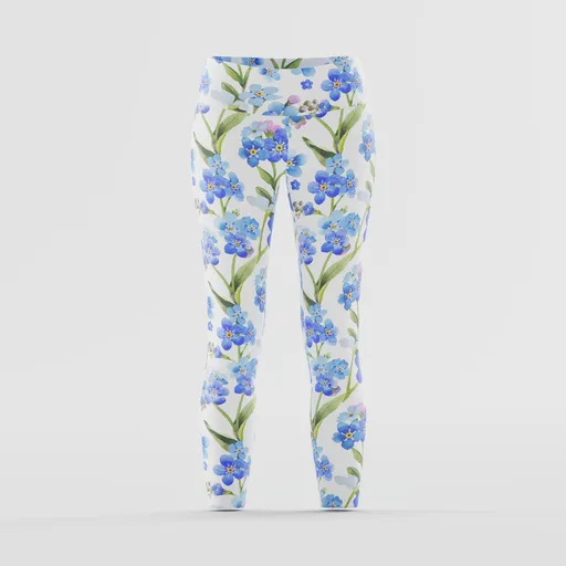 Watercolor Flower Power Leggings