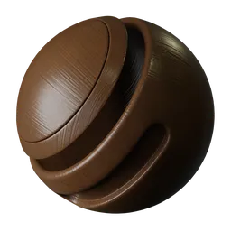 Brown cracked ceramic