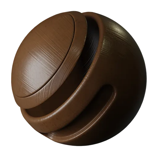 Brown cracked ceramic