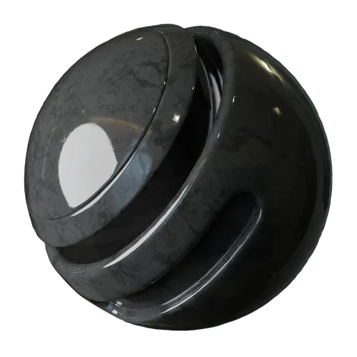 Polished Black Marble