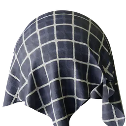 Geometric Blue Jacquard