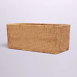 Rectangular Wicker Basket