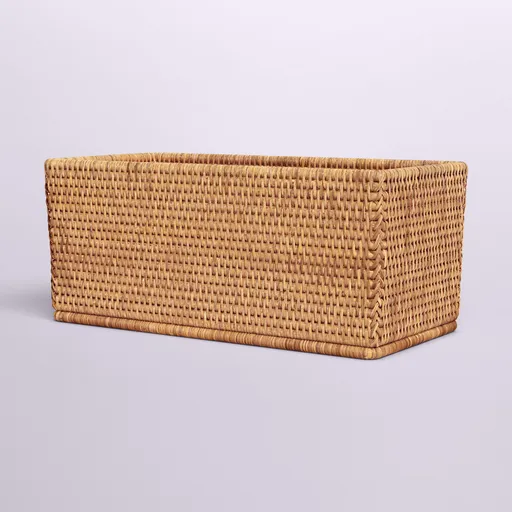 Rectangular Wicker Basket