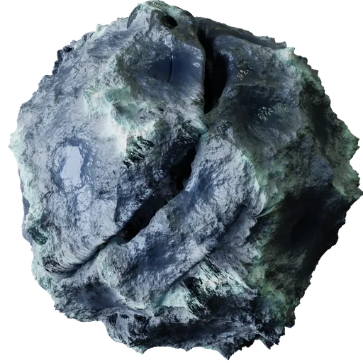 Frozen Asteroid