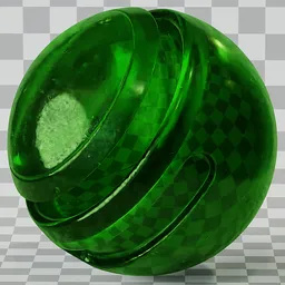 Glass Imperfections Green