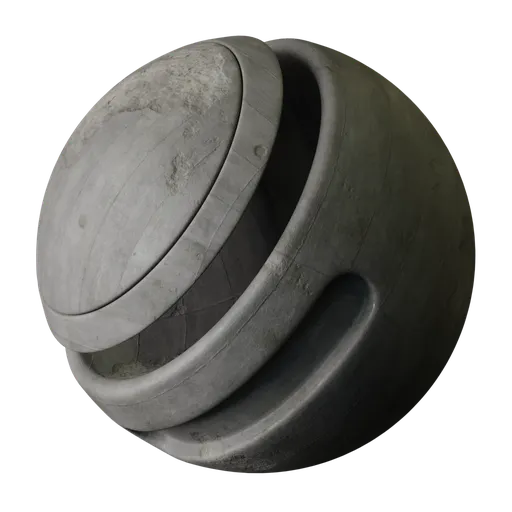 Weathered Spalled Concrete