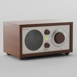 Classic Wooden Tabletop Radio