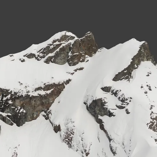 Snow Mountain Peak Photoscan