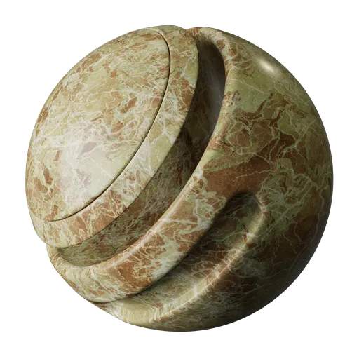 Brown marble