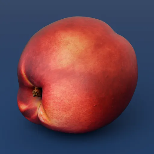 Nectarine Organic Fruit Photoscan Snack