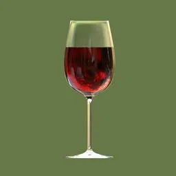 bordeaux wine glass full