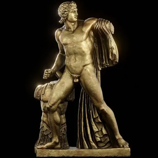 statue of Brass Dioscurus