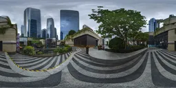 Fence after rain during the day