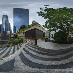Fence after rain during the day