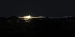 Aerial Mountain Landscape Cloudy Sunset