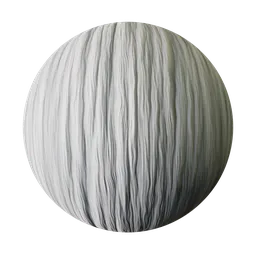 Fine Pleated Cream Fabric