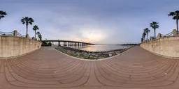 Sunset at the seaside