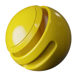 Yellow ABS Plastic